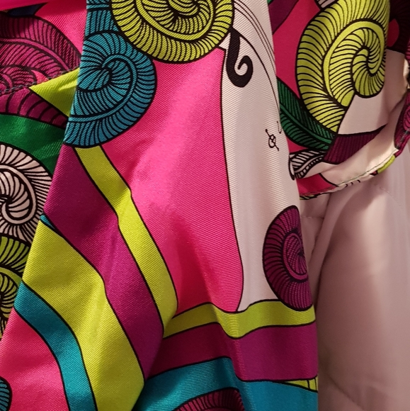 Voom Silk Multi Colored Dress - Picture 5 of 16